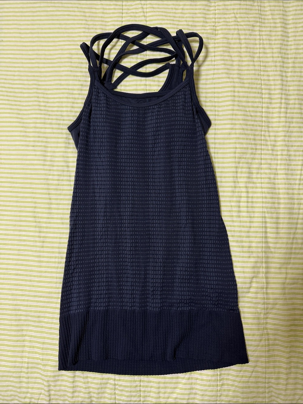Athleta Navy Strappy Tank Top